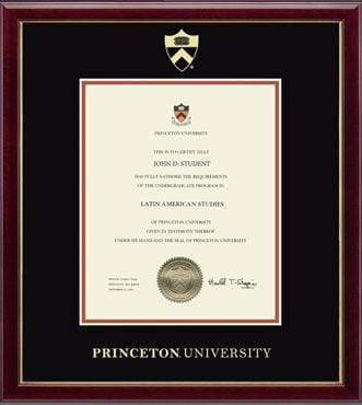 Certificate Frame - Vertical | Princeton University Store