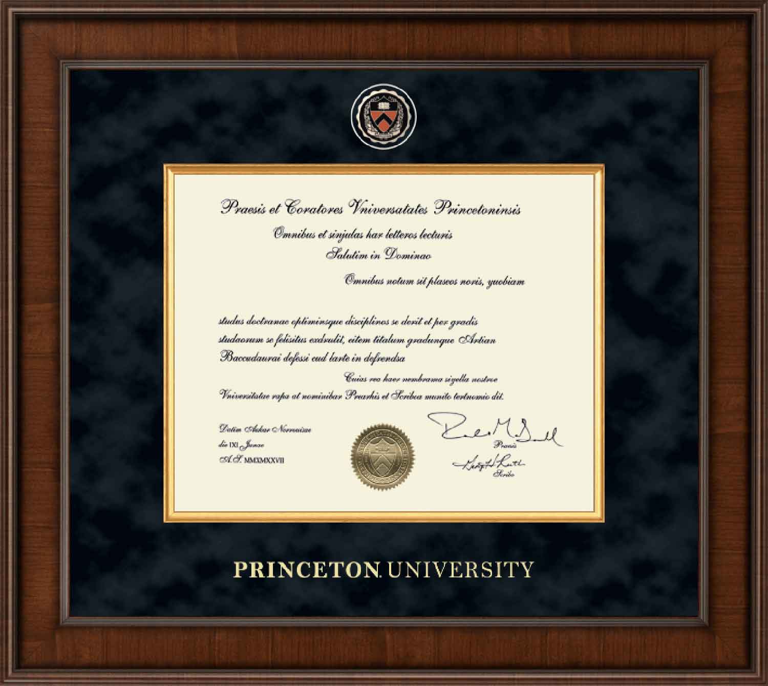Princeton Presidential Masterpiece Madison Diploma Frame