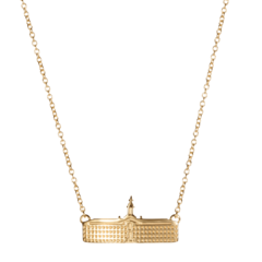 Kyle Cavan - Nassau Hall Necklace, nassau hall pendant on gold chain