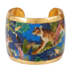 Tiger Print jungle Cuff, featuring Tiger in jungle scene