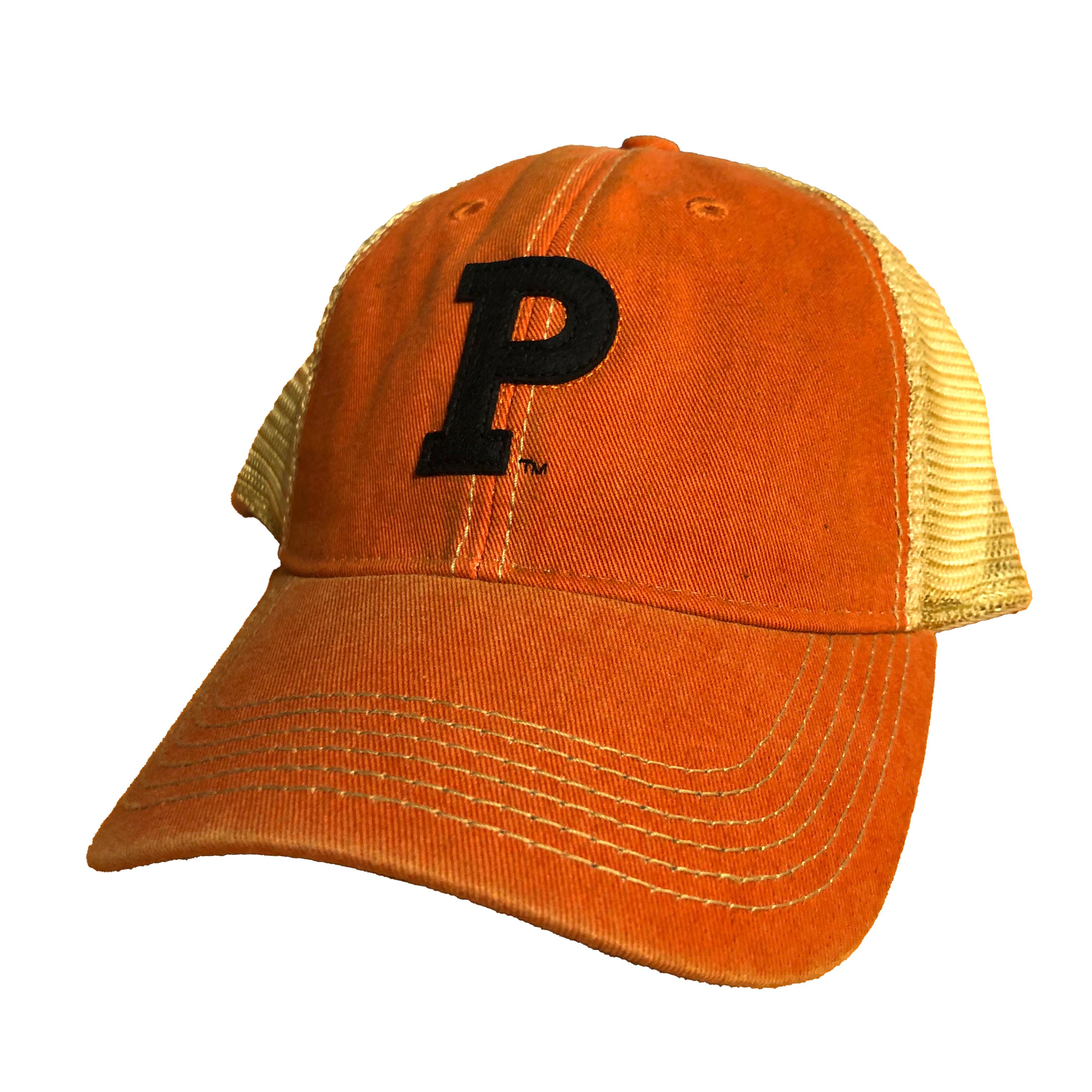 Old Fashioned Adjustable Felt P Hat - Orange