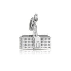 Sterling Silver Nassau Hall Charm