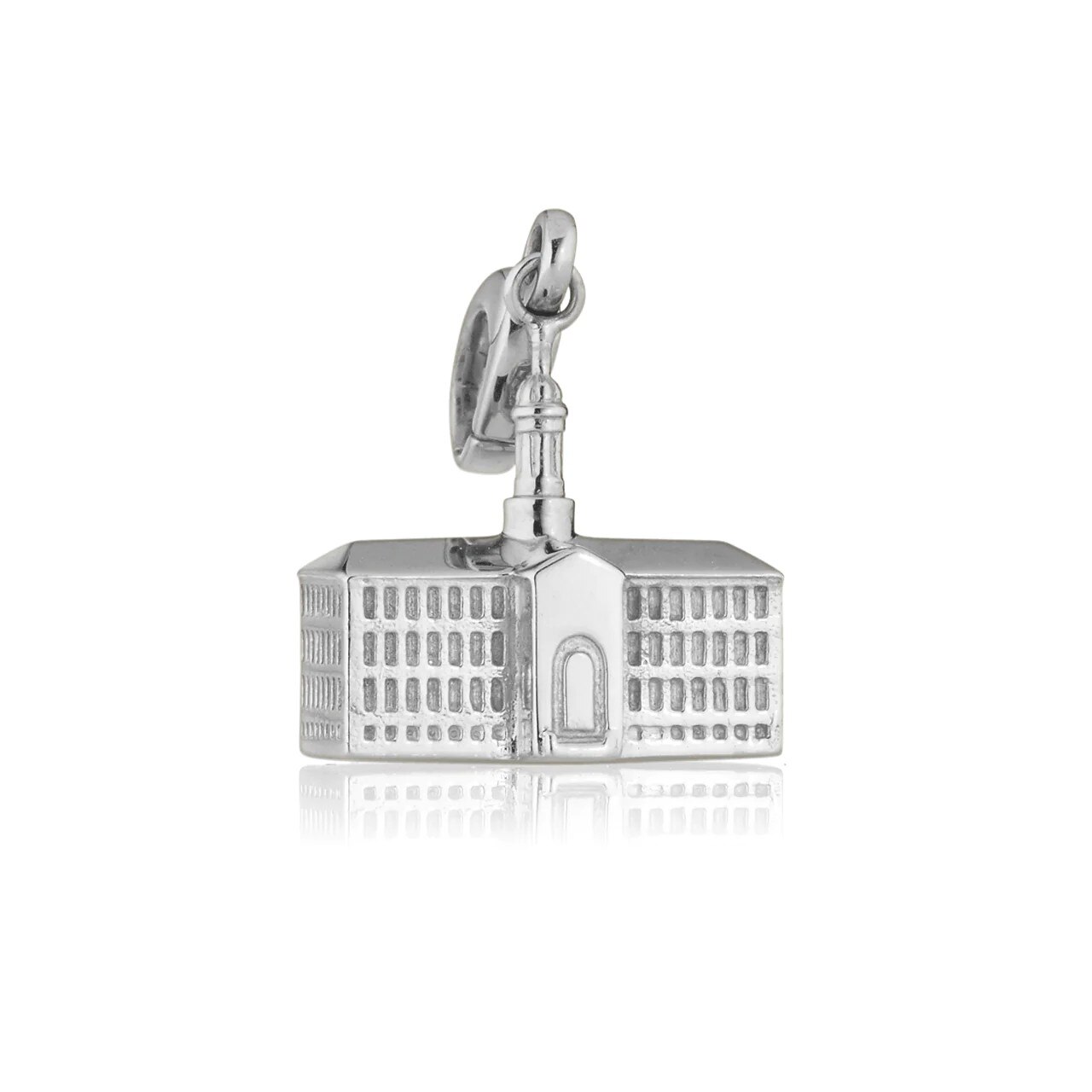 Sterling Silver Nassau Hall Charm