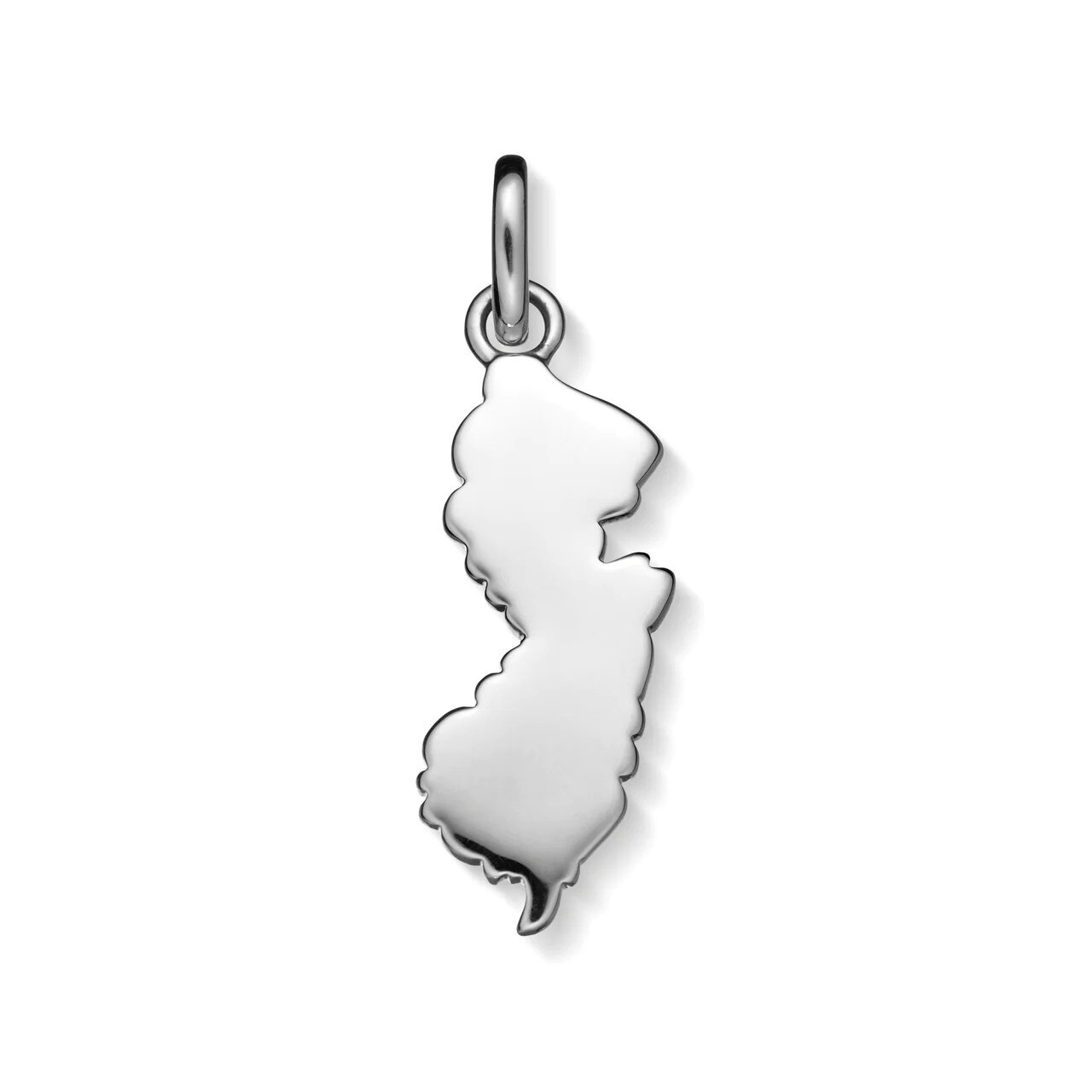 Sterling Silver NJ State Charm