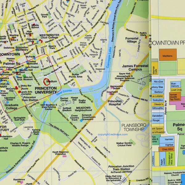Red Map Princeton