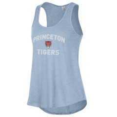 Light blue tank top with Tiger Face