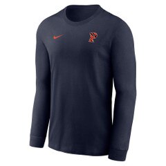 Nike Legend L/S Striped P Tee Navy