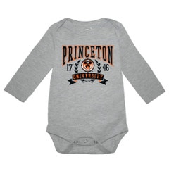 Infant Princeton L/S Onesie Grey