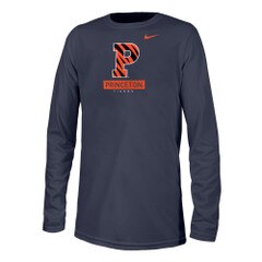 Nike Youth Long Sleeve Tee Navy