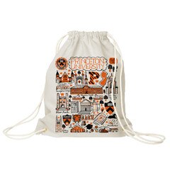 Julia Gash Canvas Drawstring Bag