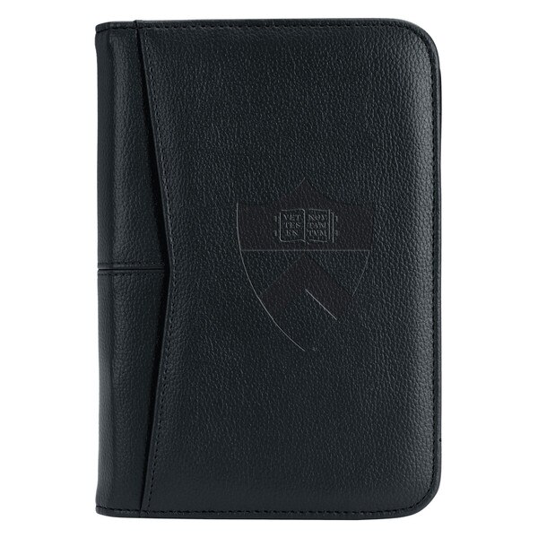 Princeton Shield Embossed Junior Padfolio Black