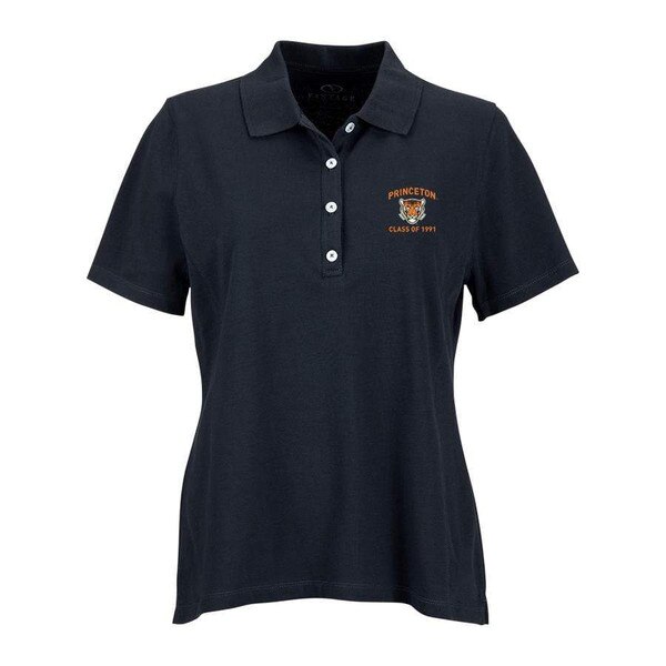 black polo with mascot tiger