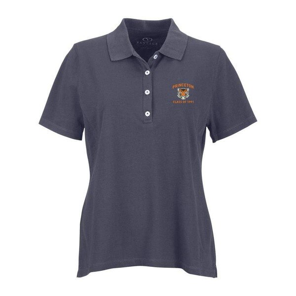 charcoal polo with mascot tiger