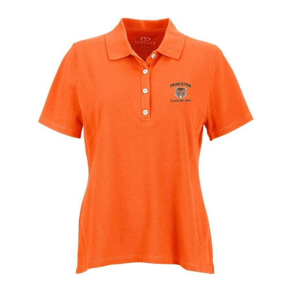 orange polo with mascot tiger