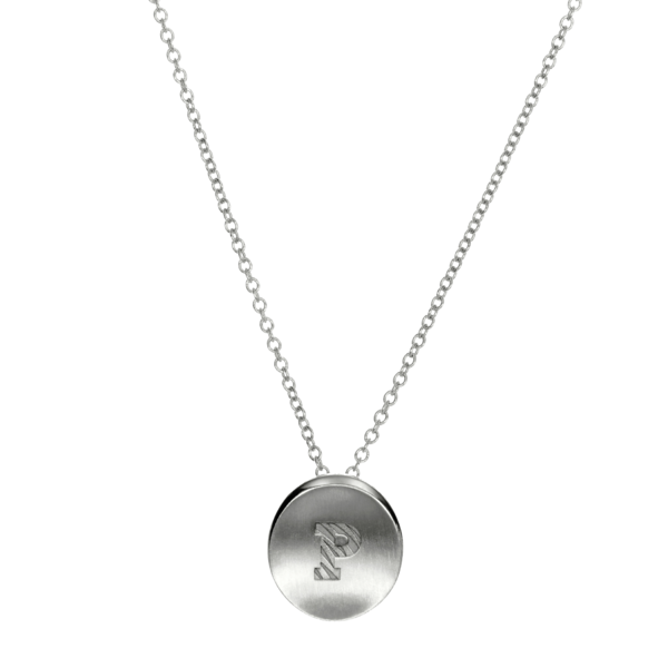 Kyle Cavan P necklace Silver