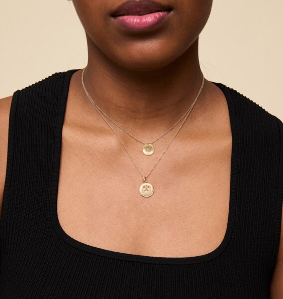 mascot tiger pendant on model 2