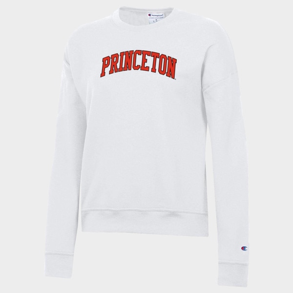 champion women's arch crew white